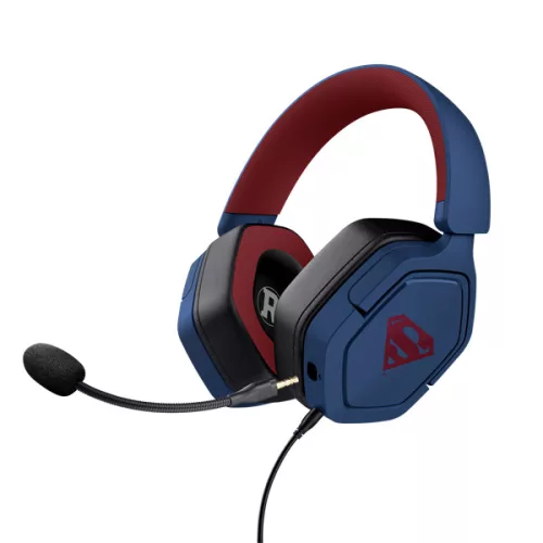 Trust 25739 GXT492SM Carus Superman multiplatform vezetékes gamer headset