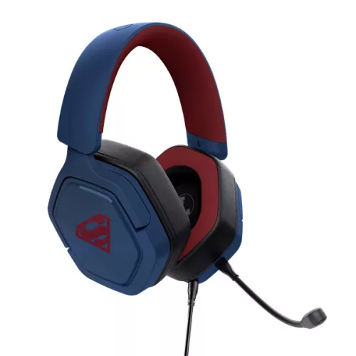 Trust 25739 GXT492SM Carus Superman multiplatform vezetékes gamer headset