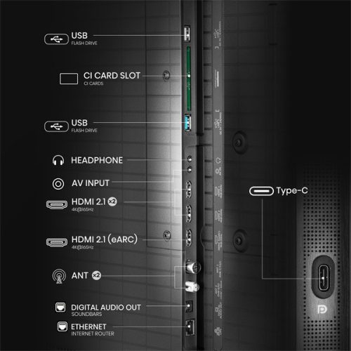 Hisense 55" 55U8Q 4K UHD Smart MiniLED ULED TV