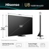 Hisense 55" 55U8Q 4K UHD Smart MiniLED ULED TV