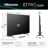 Hisense 75" 75E7QPRO 4K UHD Smart Gamer QLED TV