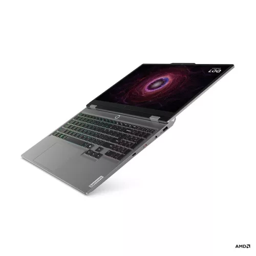 Lenovo LOQ 15ARP9 15,6"FHD/AMD Ryzen 5 7235HS/24GB/512GB/RTX 3050 6GB/FreeDOS/szürke laptop