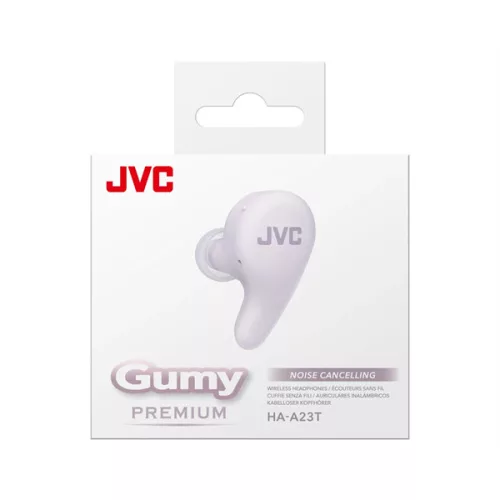 JVC HA-A23T-V True Wireless Bluetooth zajszűrős szőlő joghurt színű fülhallgató