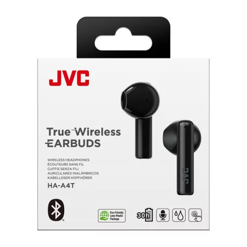 JVC HA-A4T-B True Wireless Bluetooth fekete fülhallgató