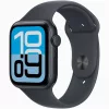 Apple Watch SE3 Cellular (44mm) éjfekete alumínium tok, éjfekete M/L sportszíjas okosóra