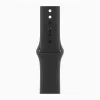 Apple Watch S11 GPS-es (42mm) kozmoszfekete alumínium tok, fekete M/L sportszíjas okosóra