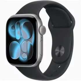   Apple Watch S11 GPS-es (42mm) asztroszürke alumínium tok, fekete S/M sportszíjas okosóra