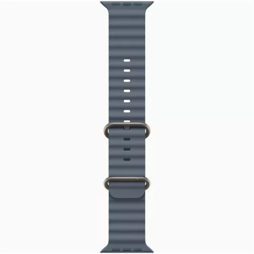 Apple Watch Ultra 3 Cellular (49mm) natúr titánium tok, acélkék óceán szíjas okosóra