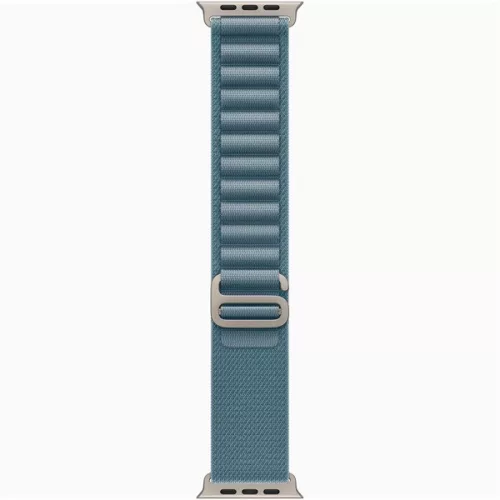 Apple Watch Ultra 3 Cellular (49mm) natúr titánium tok, világoskék L alpesi pánt okosóra