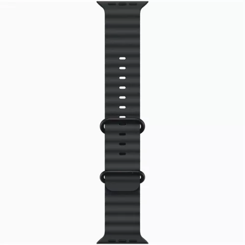 Apple Watch Ultra 3 Cellular (49mm) fekete titánium tok, fekete óceán szíjas okosóra