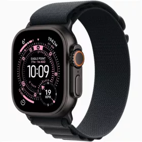   Apple Watch Ultra 3 Cellular (49mm) fekete titánium tok, fekete M alpesi pánt okosóra