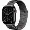 Apple Watch S11 Cellular (42mm) palaszürke titánium tok, palaszürke milánói szíjas okosóra