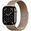 Apple Watch S11 Cellular (46mm) arany titánium tok, arany M/L milánói szíjas okosóra