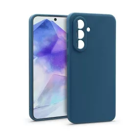   Haffner HF271977 Samsung SM-A556 Galaxy A55 5G kék Matt szilikon tok