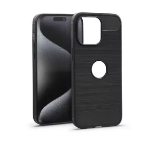   Haffner HF212017 Apple iPhone 15 Pro Max Carbon fekete szilikon tok