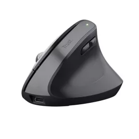   Trust 25146 Bayo+ vezeték nélküli fekete többeszközös ergonómikus egér