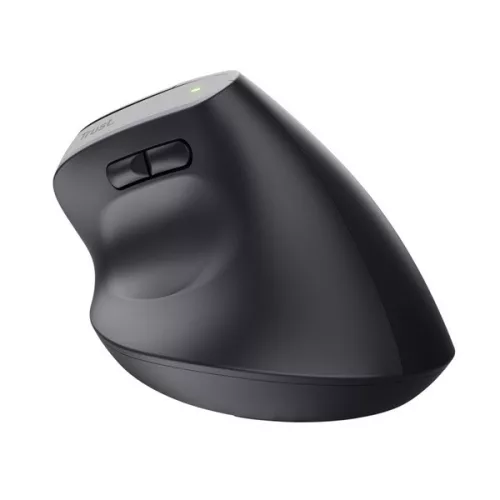 Trust 25146 Bayo+ vezeték nélküli fekete többeszközös ergonómikus egér