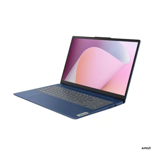 Lenovo IdeaPad Slim 3 15AMN8 15,6"FHD/AMD Ryzen 5 7520U/8GB/512GB/Int.VGA/FreeDOS/kék laptop