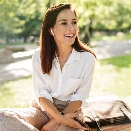 Hama 00221774 Action One True Wireless Bluetooth fehér fülhallgató