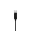 Hama 00221792 Calm USB-C vezetékes mikrofonos fekete fülhallgató