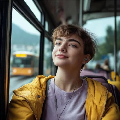 Hama 00221792 Calm USB-C vezetékes mikrofonos fekete fülhallgató