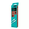 AVAX CB4303 2x 60W USB-C gyorstöltő szilikon kábel csomag, 1.5 m, fehér