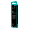 AVAX CB4304 2x 27W USB-C – Lightning szilikon töltőkábel csomag, 1.5 m, fehér