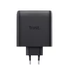 TRUST 25527 Maxo 100W 2x USB-C csatlakozással - fekete hálózati GaN töltő