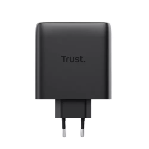 TRUST 25527 Maxo 100W 2x USB-C csatlakozással - fekete hálózati GaN töltő