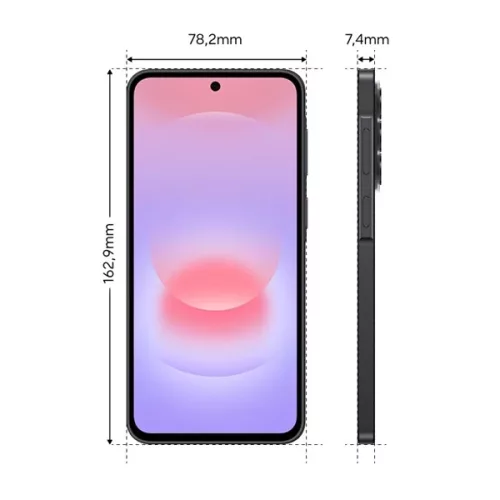 Samsung SM-A376BZABEUE Galaxy A37 6,7" 5G 6/128GB DualSIM király szénszürke okostelefon