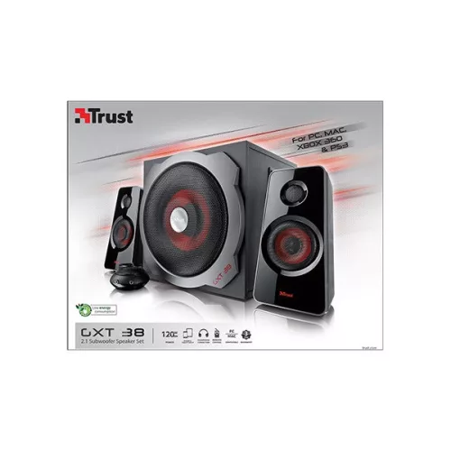 Trust GXT 38 Tytan 2.1 Ultimate Bass jack 60W fa gamer hangszóró